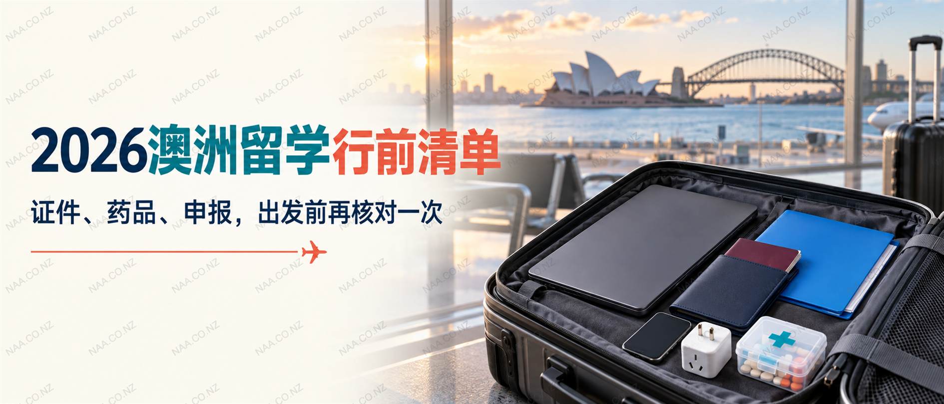 2026澳洲留学行前清单