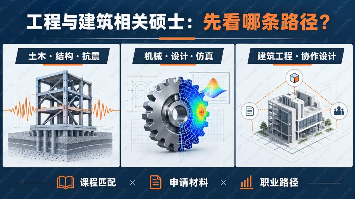 工程与建筑相关硕士:土木抗震、机械、协作建筑工程三条判断路径