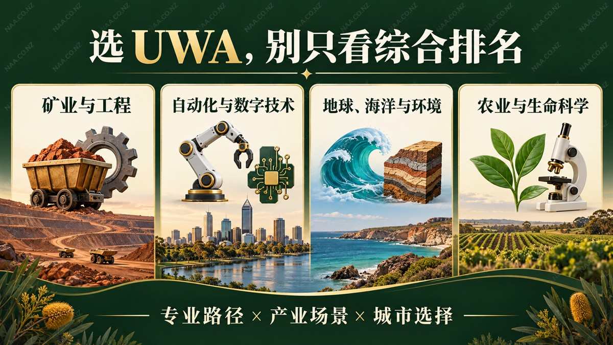 西澳产业与UWA专业连接：矿业工程、自动化、地球海洋、农业环境