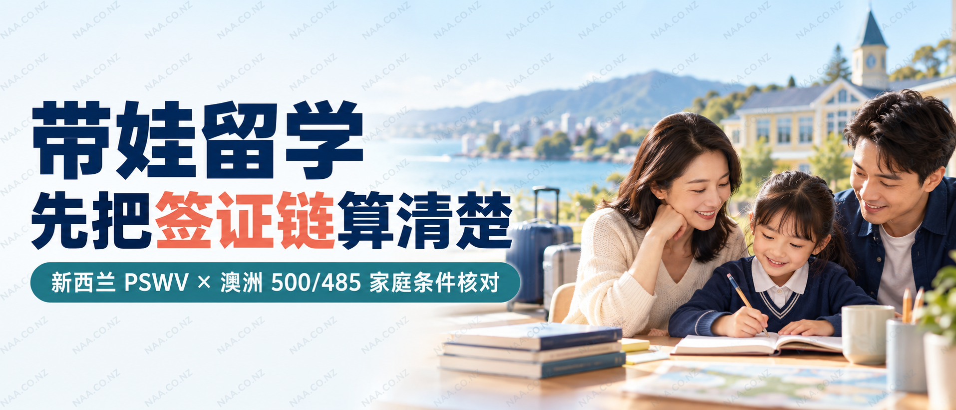 留学家庭政策信息图