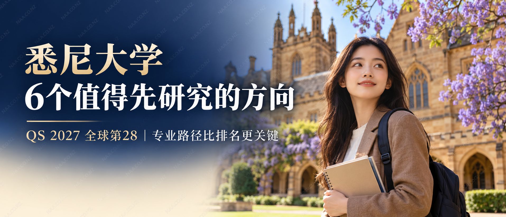 悉尼大学校园与专业选择主题头图