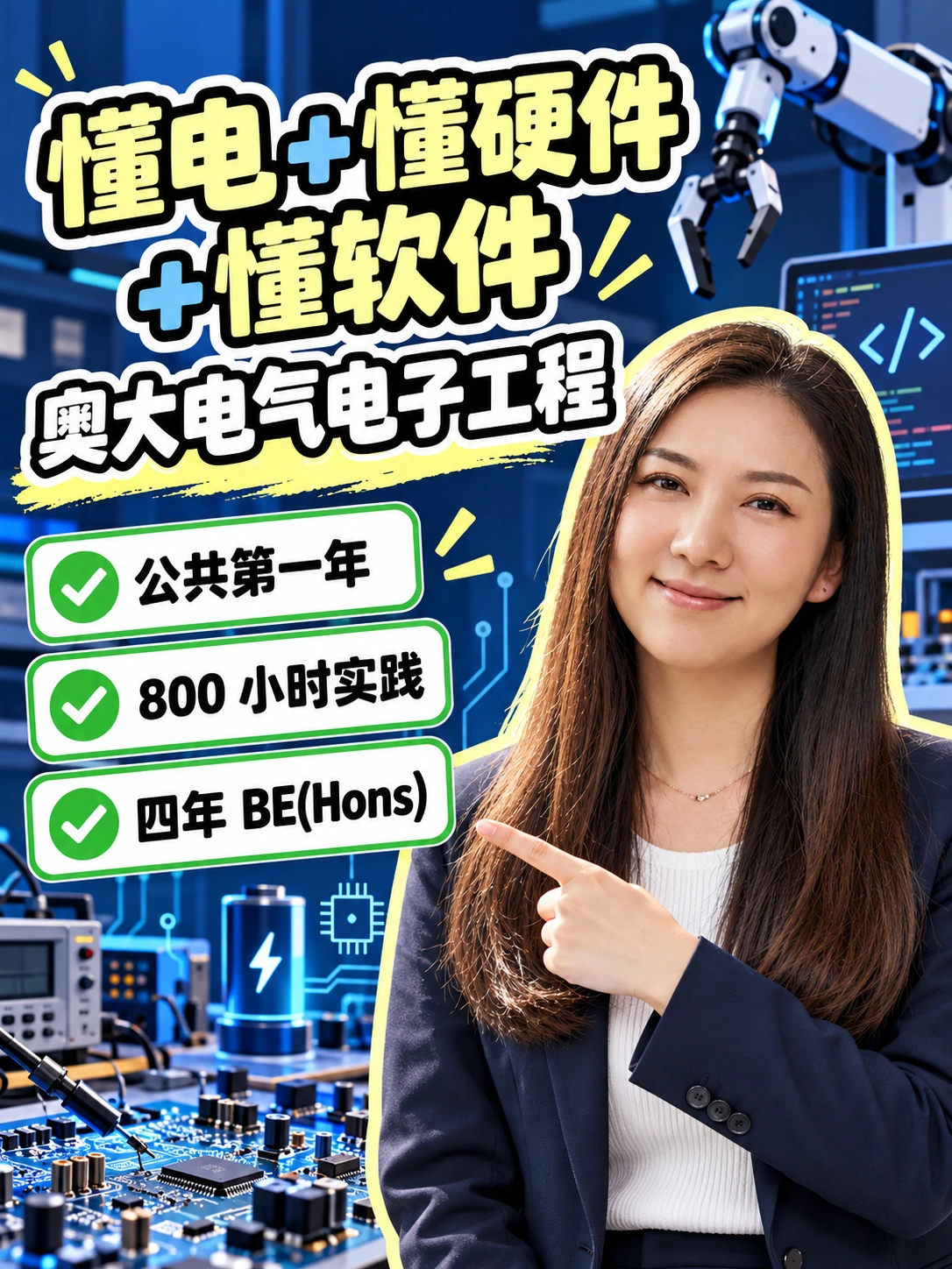 AI 时代，懂硬件也懂软件：奥大电气与电子工程四年到底学什么？
