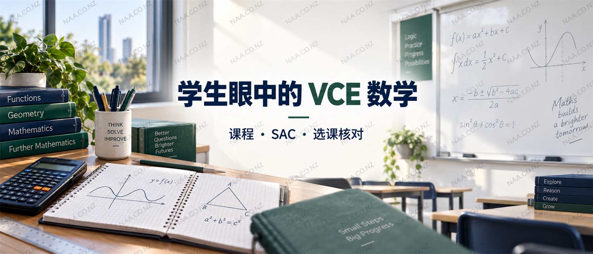 学生眼中的 VCE 数学微信公众号头图