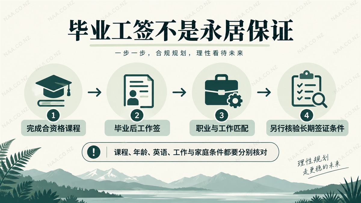 从毕业工签到长期路径的核验顺序