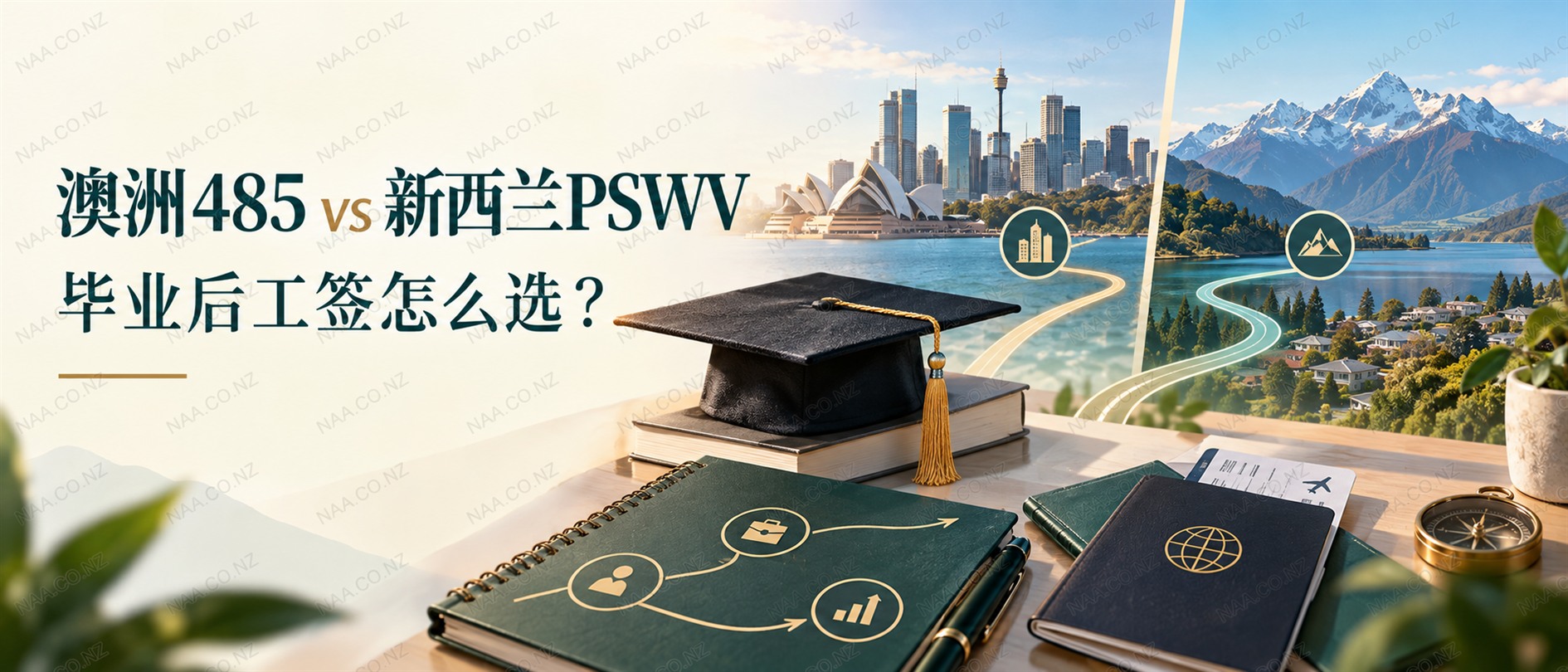 澳洲485与新西兰PSWV毕业后工签对照头图