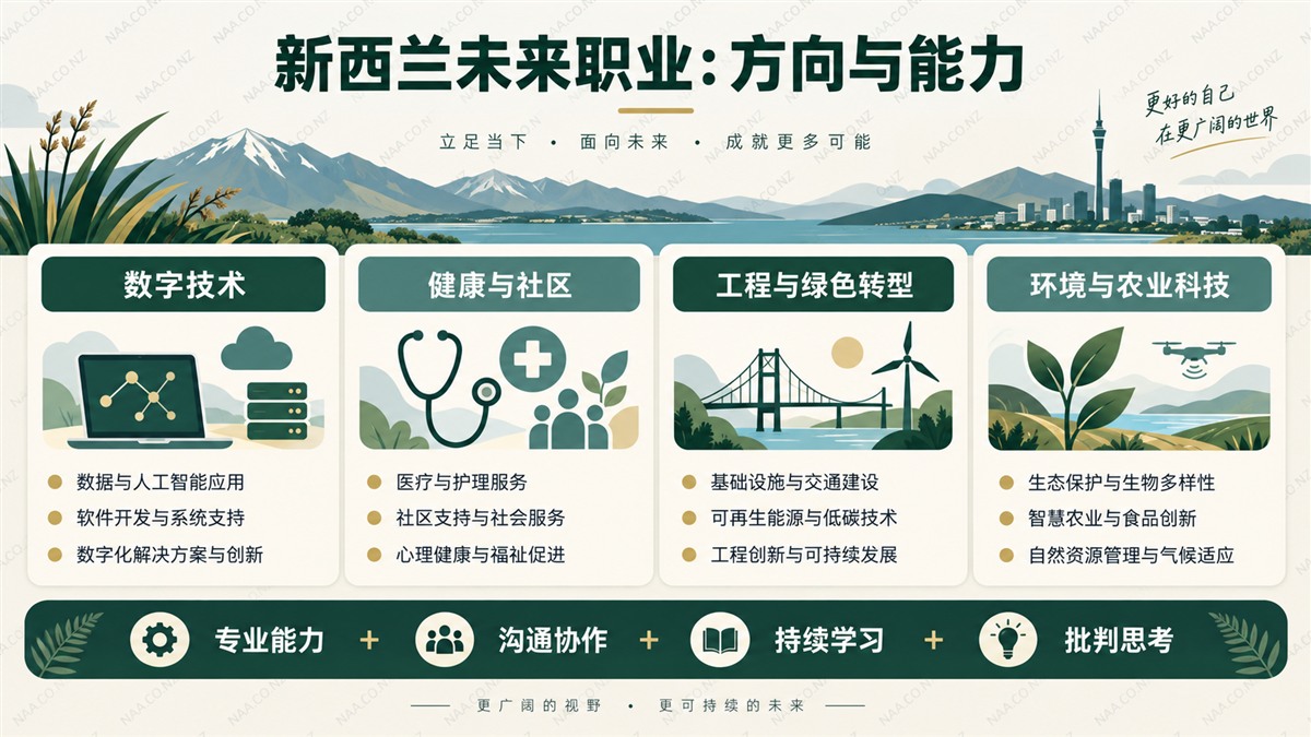 新西兰未来职业方向与能力地图