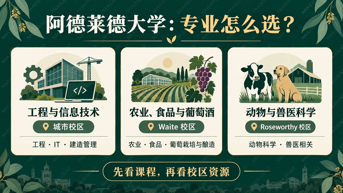 阿德莱德大学重点专业与校区资源