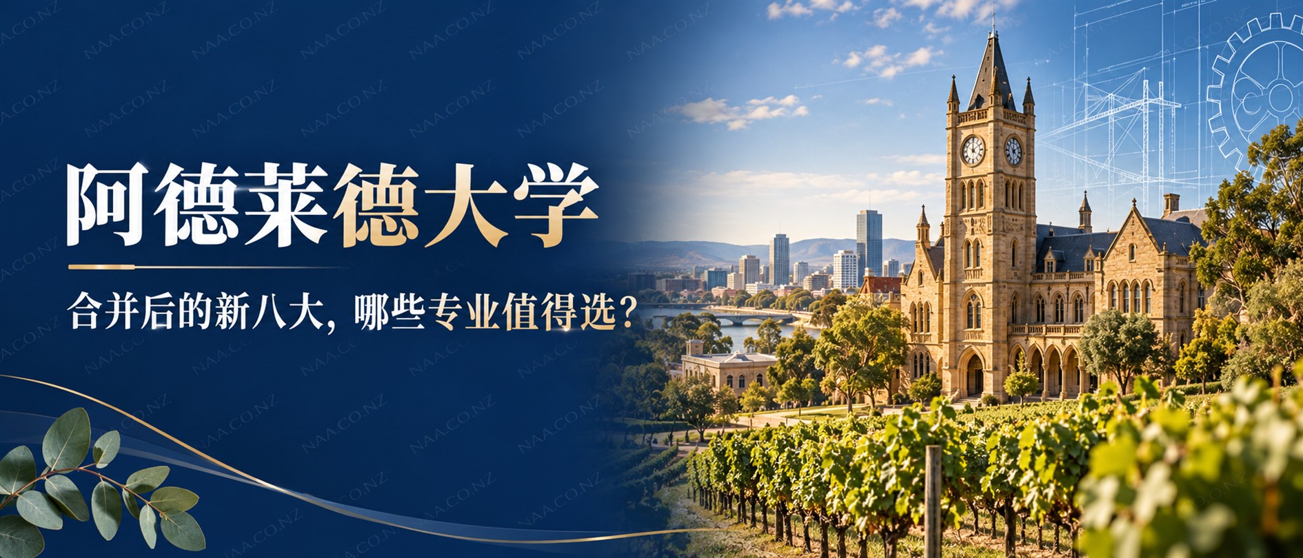 阿德莱德大学合并后的重点专业