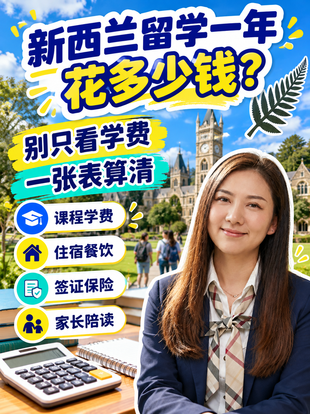 送孩子去新西兰读书,一年到底花多少钱?