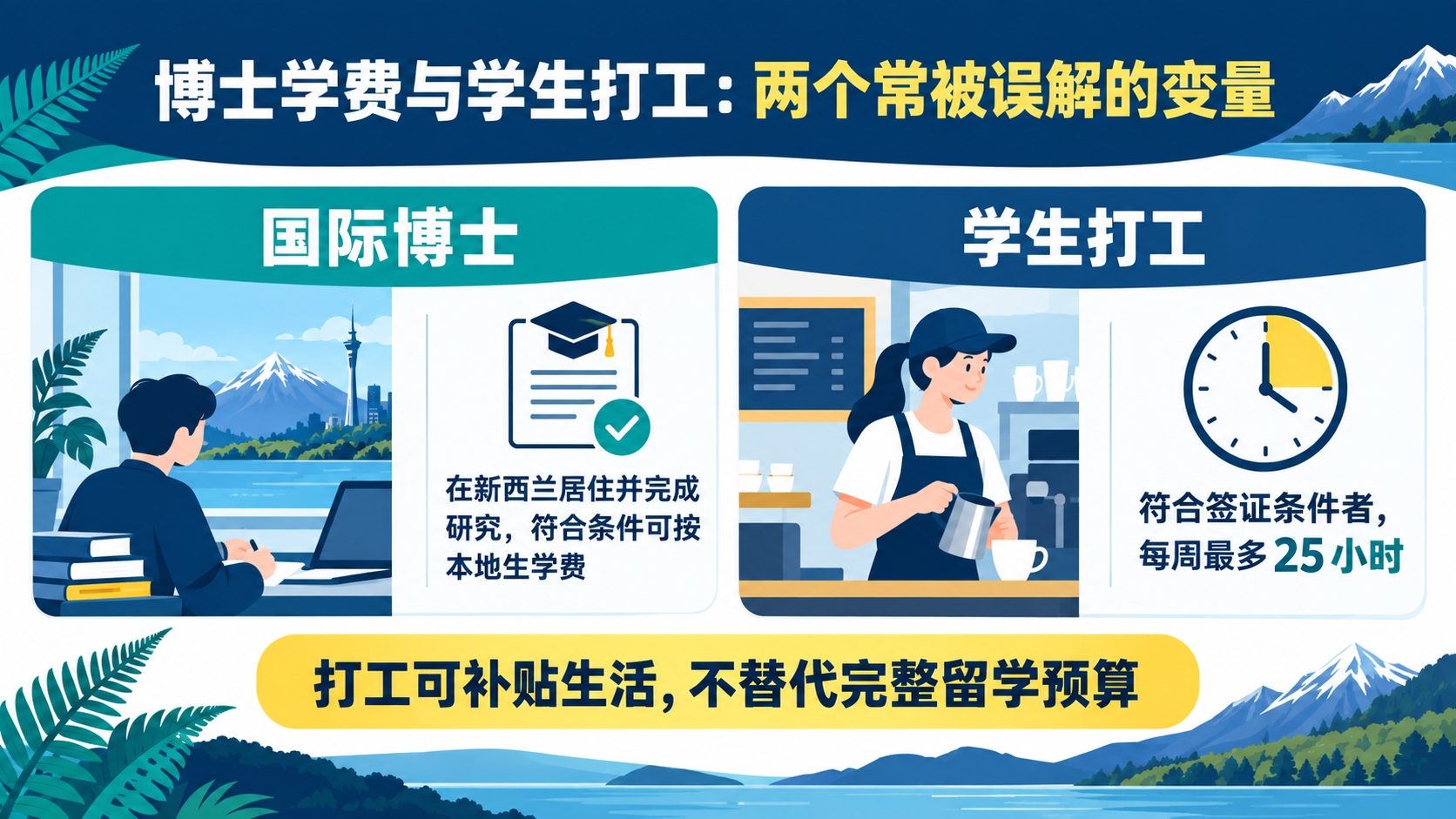 博士学费与学生打工