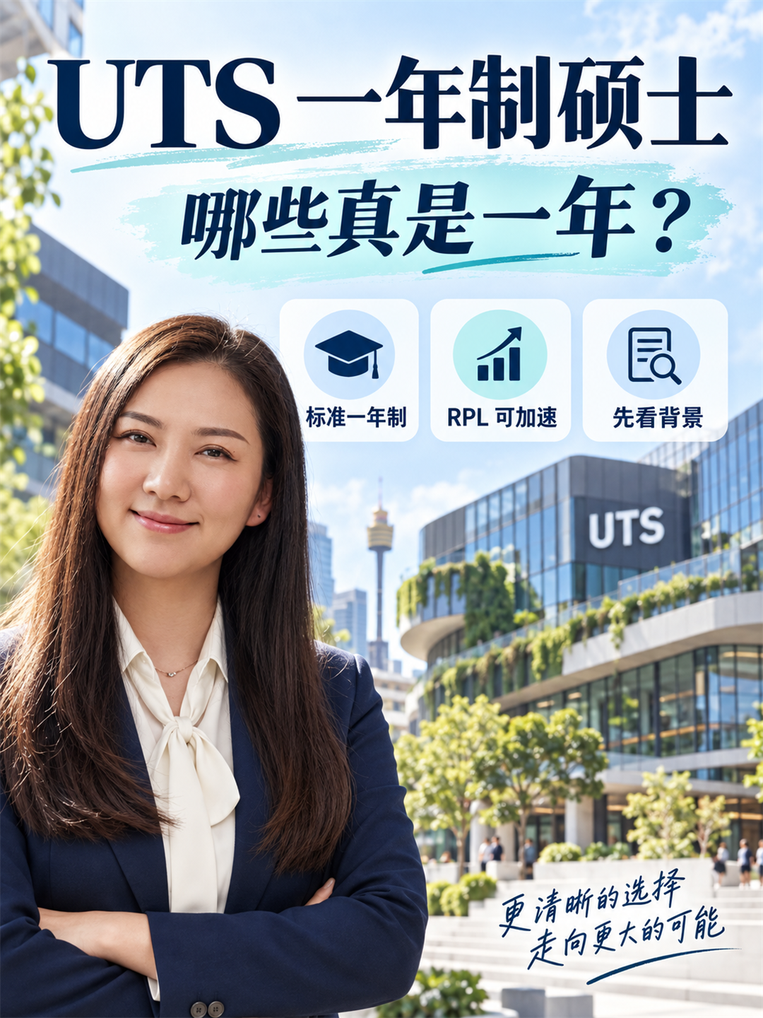 QS 并列87的 UTS:一年制硕士怎么选?先分清标准学制与可加速路径