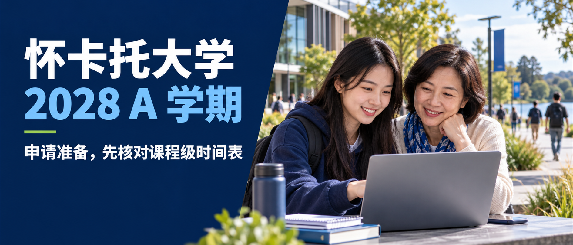 怀卡托大学 2028 A 学期申请准备